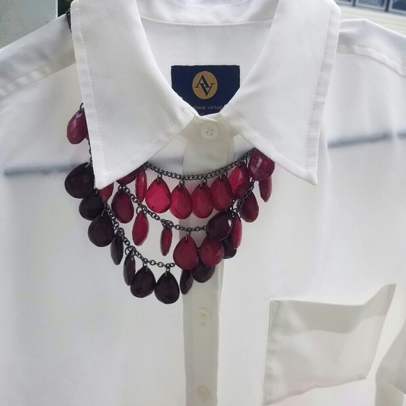 Adriene Vittadini Blouse Size Small NWT-FREESHIP - Picture 6 of 7